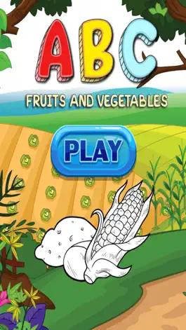 Game screenshot ABC Fruits And Vegetables Coloring Book: Learning English Vocabulary Free For Toddlers And Kids! mod apk
