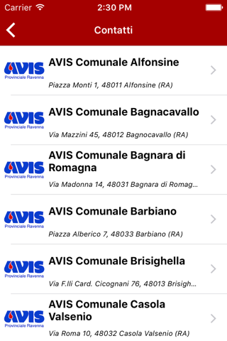 Avis Provinciale Ravenna screenshot 2