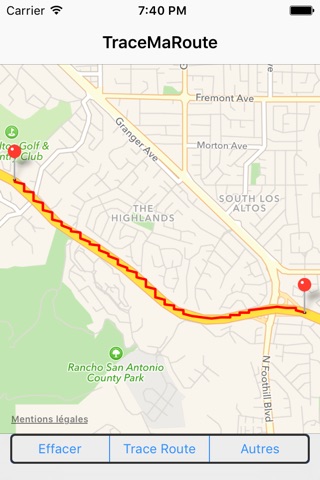 MapMyRoute screenshot 2