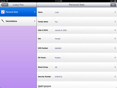 My Vaccinations for iPad screenshot 3