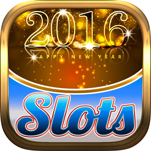 2016 Awesome Happy New Year Slots - Jackpot, Blackjack, Roulette! (Virtual Slot Machine) icon