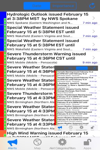 Instant NOAA Alerts 3D Lite screenshot 2