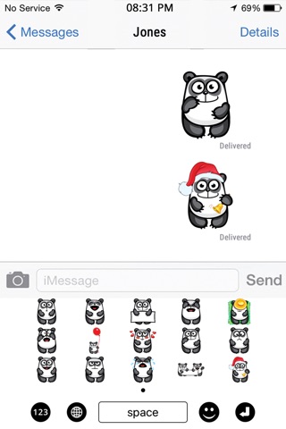Panda Emojis screenshot 4