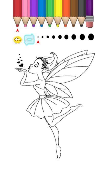 Kids Coloring Book - Princess Cartoon screenshot-4