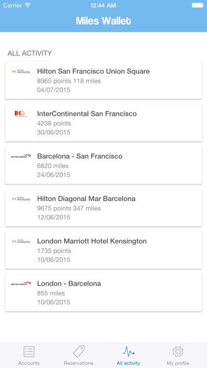 Miles Wallet - Track frequent flyer reward programs and plan your travel screenshot-3
