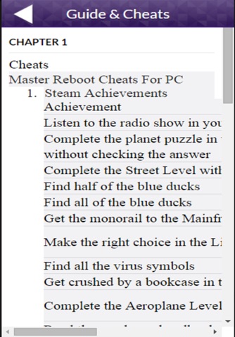 PRO - Master Reboot Game Version Guide screenshot 2