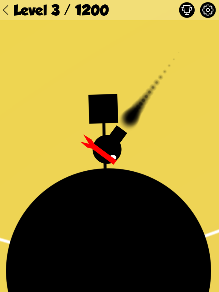 Ninja HeroDont Touch The Black Tile