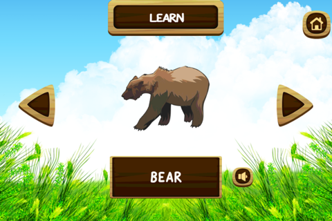 Animal Vocabulary Words English Language Learning Game for Kids screenshot 2