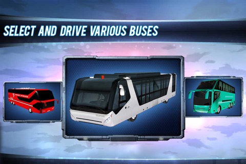 Airport Bus Simulator 3D. Real Bus Driving & Parking For kids screenshot 2