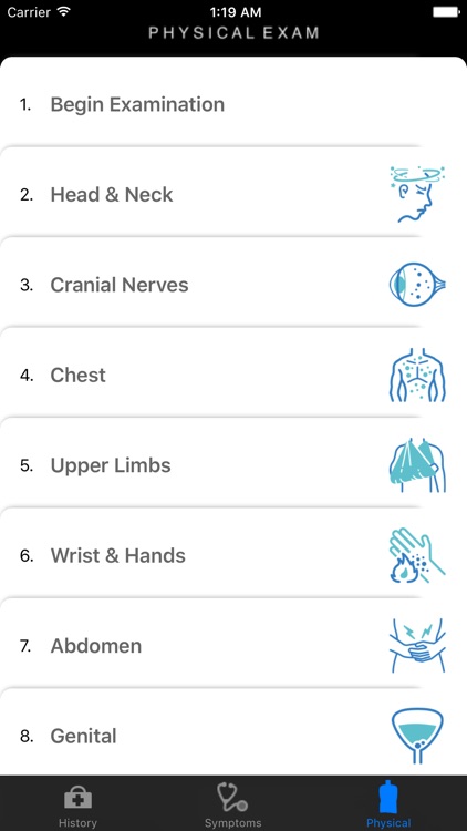 Clinicals – History, Symptoms & Physical Examination Guide screenshot-4