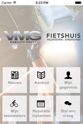 VMG Fietshuis screenshot 2