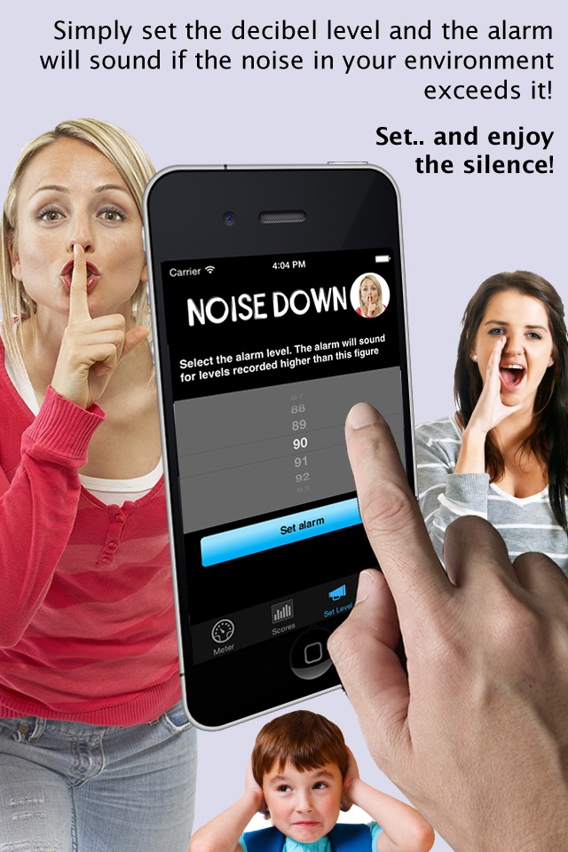 Noise Down - sound manager alarm app screenshot 2