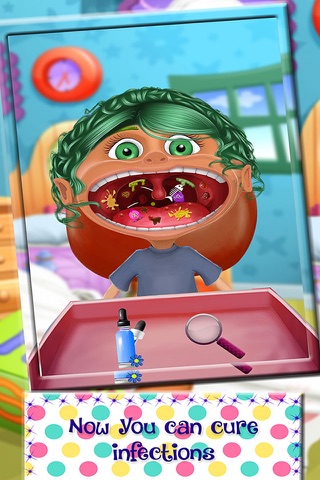 Throat Surgery – Cure crazy mouth patients in virtual doctor game screenshot 3