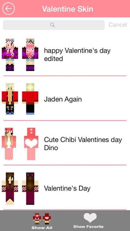 Free Valentine Skins for Minecraft PE screenshot-3
