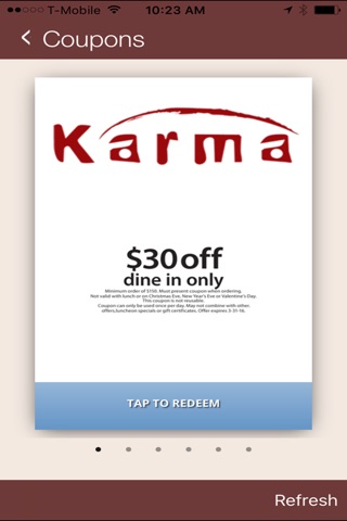 Karma Restaurant screenshot 3