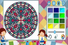 Game screenshot Mandalas to paint - coloring book to draw mod apk