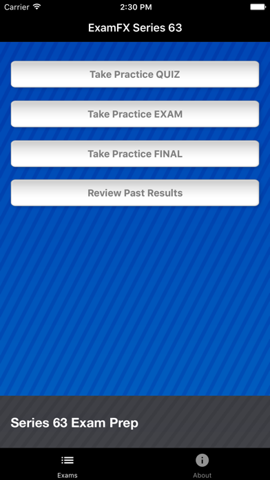 How to cancel & delete ExamFX Series 63 Exam Prep from iphone & ipad 1