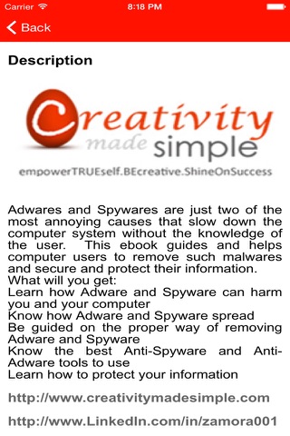 Adware And Spyware eBook screenshot 2