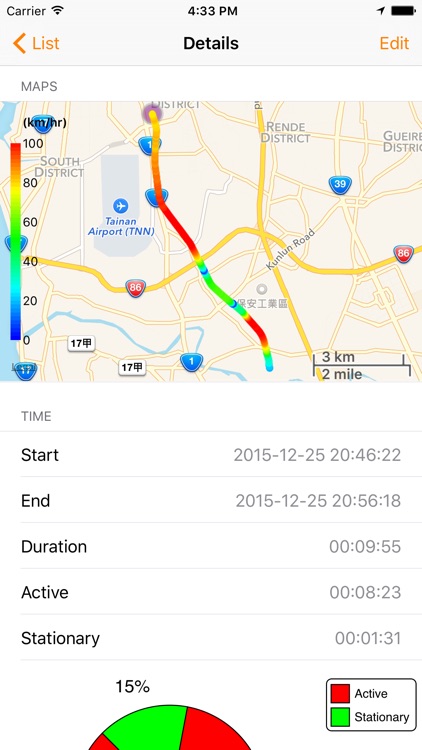 Speedometer Plus - Record distance, speed, acceleration and more...