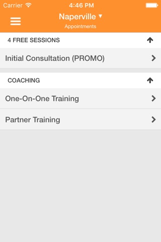 The Exercise Coach Scheduler screenshot 3