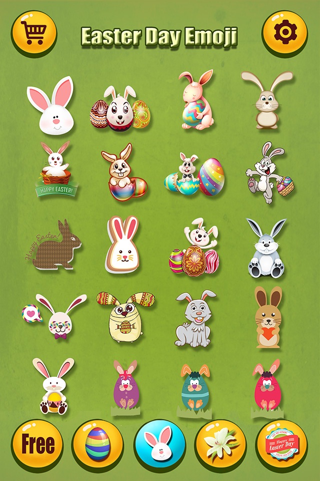 Happy Easter Emoji.s - Holiday Emoticon Sticker for Message & Greeting screenshot 3