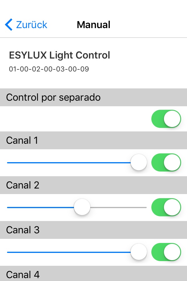 ESYLUX Light Control screenshot 3