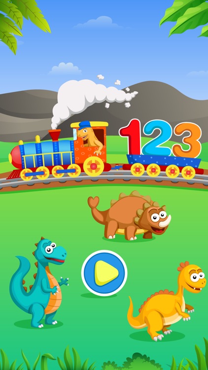 Dinosaur Number Train Game for Kids Free