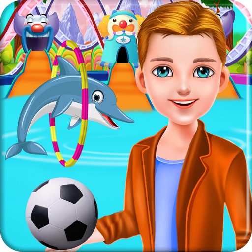 Waterpark Kids Adventure fishing baby games Icon