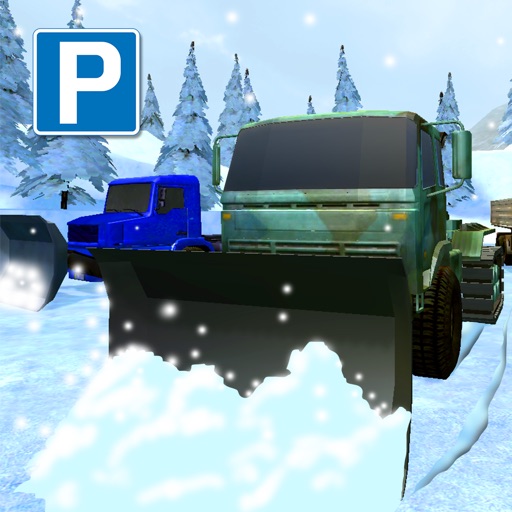 3D Snow Plow Truck Parking - Real Winter Trucks & Car Driving Simulator Game