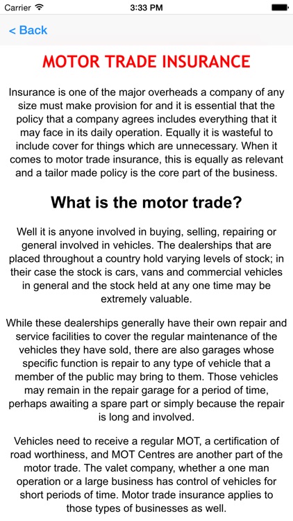 Motor Trade Insurance UK screenshot-3