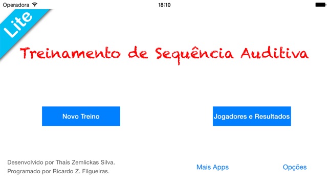 Treinamento de Sequência Auditiva Lite