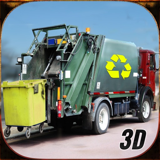 Modern City Garbage Dump Truck Driver 3D Simulator icon