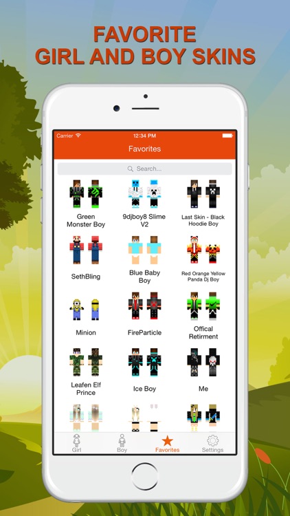 HD Boy & Girl Skins for Minecraft Pocket Edition screenshot-4