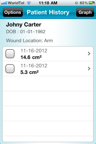 Wound Tracker Professional screenshot 2