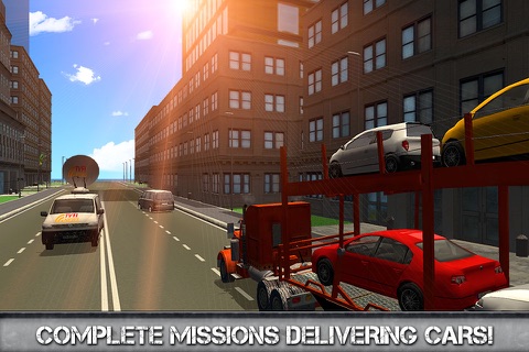 Car Transporter Driving Simulator 3D Full screenshot 3