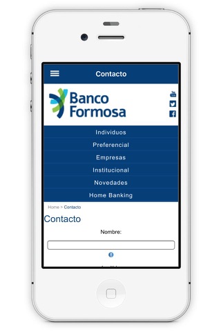 Banco Formosa screenshot 2