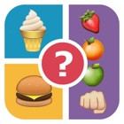 QuizPop Mania! Guess the Emoji Food - a free word guessing quiz game