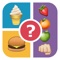 QuizPop Mania! Guess the Emoji Food - a free word guessing quiz game