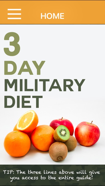 3 Day Military Diet Guide