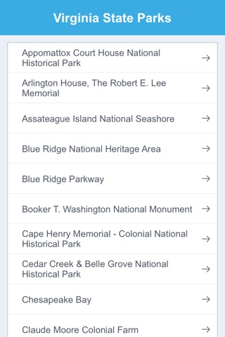 Virginia State Parks & National Parks screenshot 2