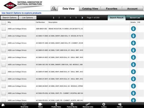 NAED eCatalog screenshot 4