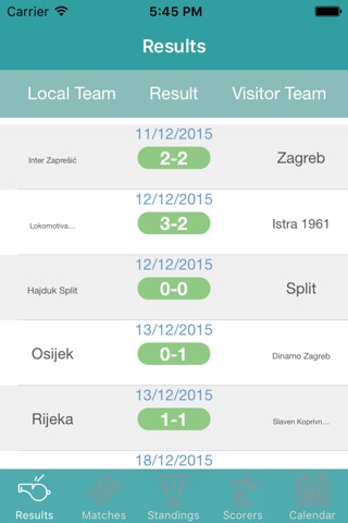 InfoLeague - Information for Croatian First League - Matches, Results, Standings and more screenshot 3
