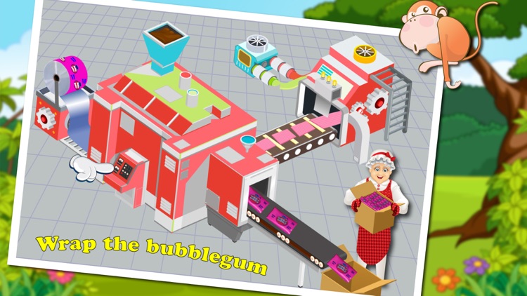 Granny's Candy & Bubble Gum Factory Simulator - Learn how to make sweet candies & sticky gum in sweets factory screenshot-3