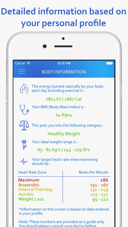 Pocket Cal/kJ Pro screenshot-3