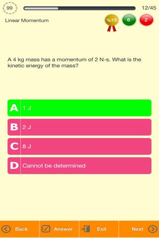 College Physics Quiz screenshot 3