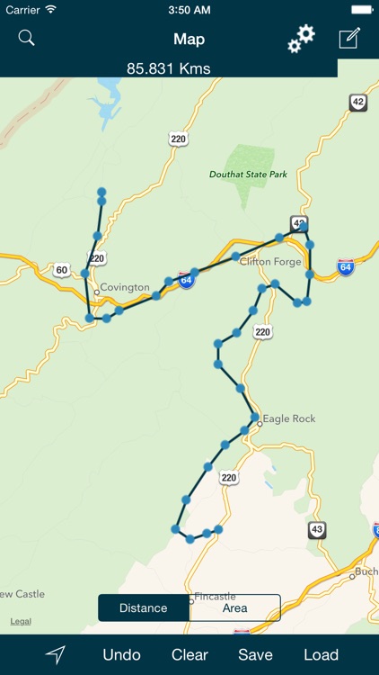 Measure Distance & Areas on Map