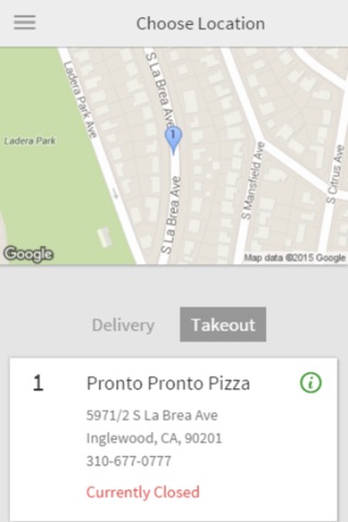 Pronto Pronto Pizza screenshot 2