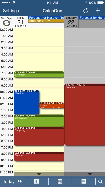 CalenGoo - for Google Calendar and iCloud