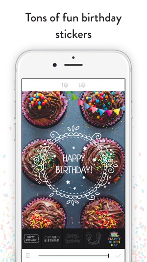 Birthday Stickers - Frames, Balloons and Party Decor Photo O(圖1)-速報App