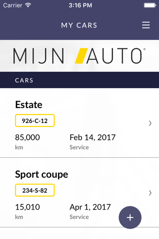 My Car Data - náhled